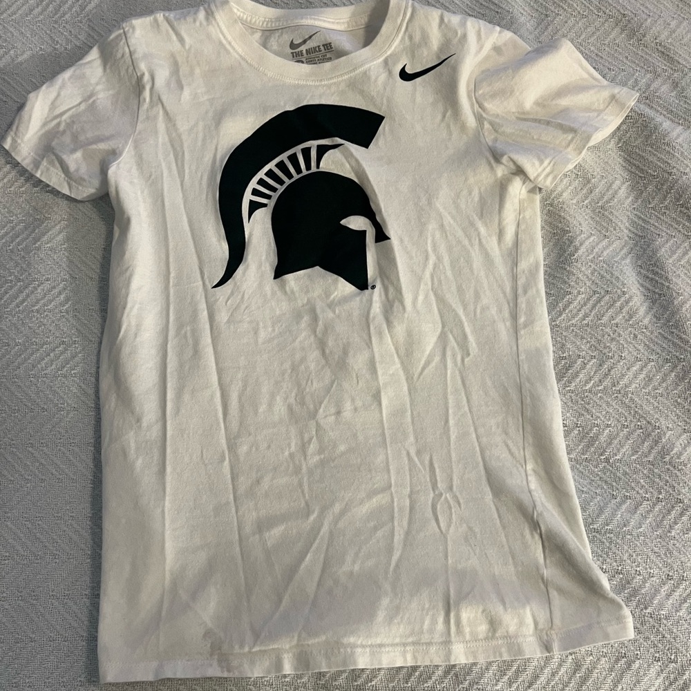 Nike Michigan State White Tshirt women’s xs